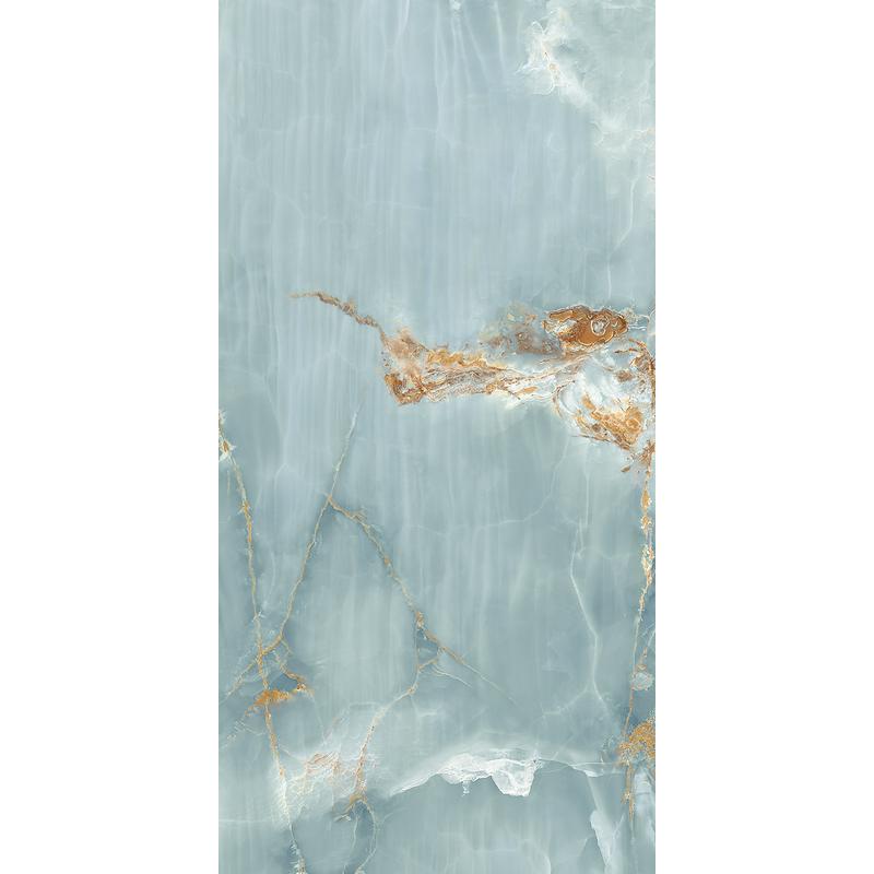 Imola THE ROOM Onyx Aqua Blue Gold  60x120 cm 6.5 mm Matt 