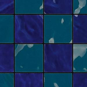 Mosaico Fez Mix Blu/Verde